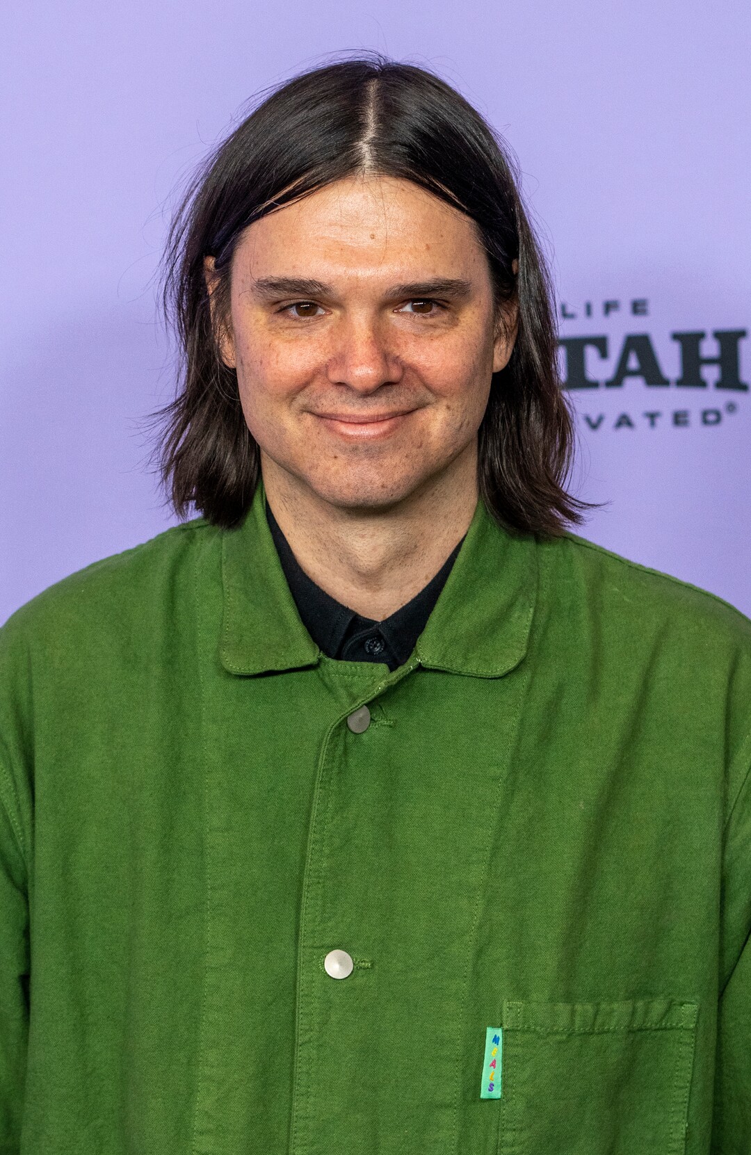 (Rick Egan | The Salt Lake Tribune)   Composer David Longstreth, on the press line for the premiere of "Love Me" at the Eccles Theatre at the Sundance Film Festival, on Friday, Jan. 19, 2024.