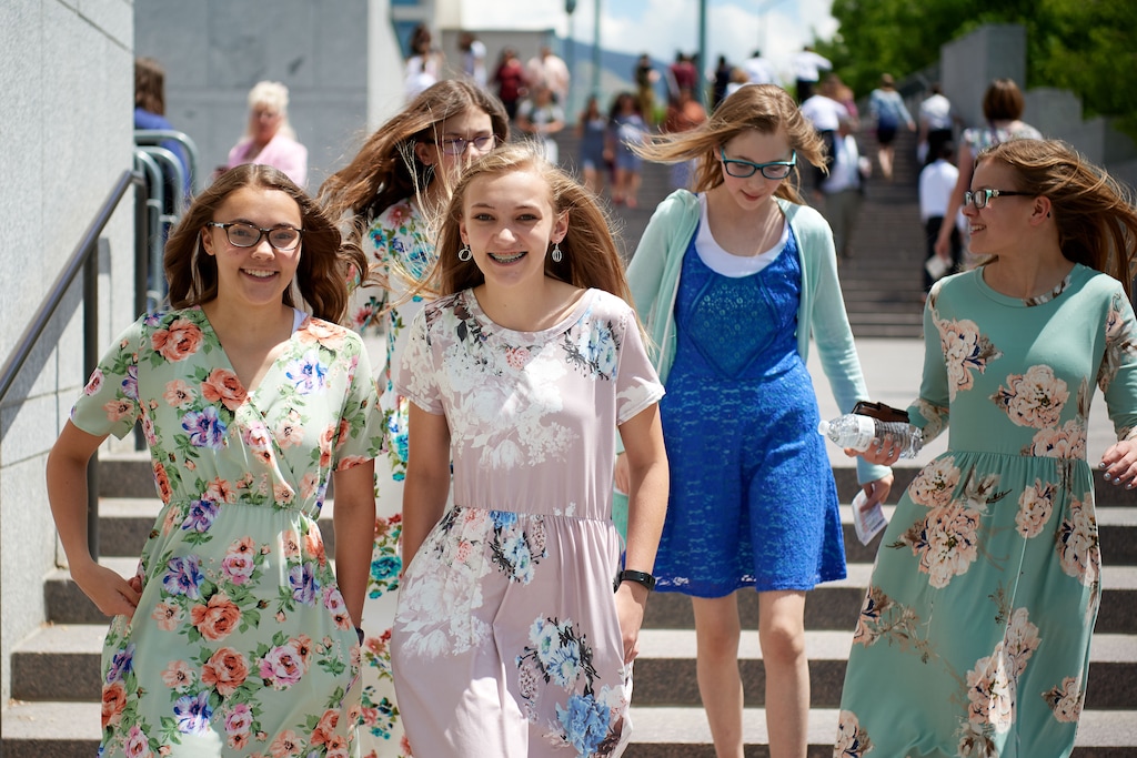 (The Church of Jesus Christ of Latter-day Saints) Teenage girls in the church's Young Women program will have a new curriculum starting in September.