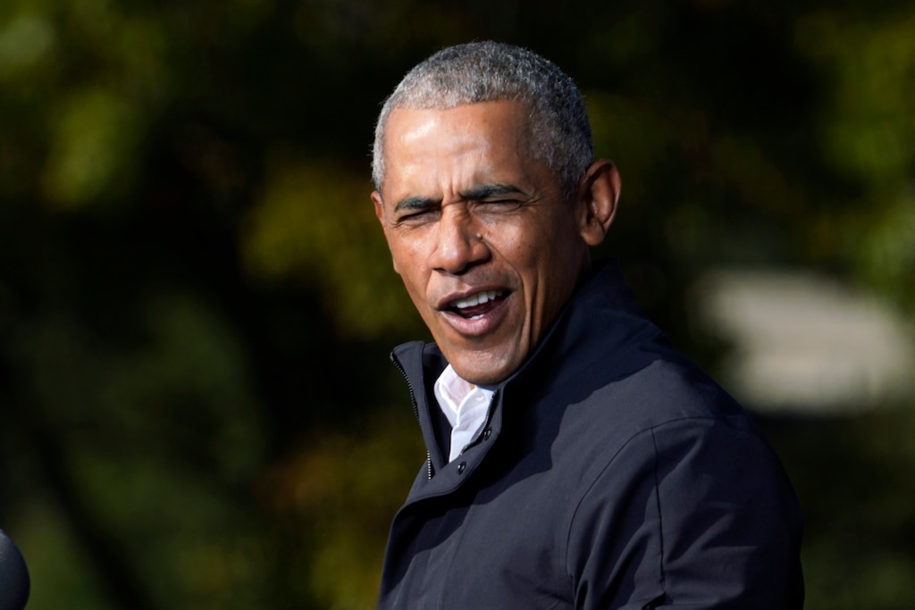 (AP Photo/Brynn Anderson, File)

Former President Barack Obama speaks at a rally as he campaigns for Democratic presidential candidate former Vice President Joe Biden, Nov. 2, at Turner Field in Atlanta. PEN America announced Nov. 25 that Obama will receive its second annual Voice of Influence Award in recognition of how his writings “have traversed political, social, and ideological bounds and framed a self-reflective humanism that has marked his influence on public life.”