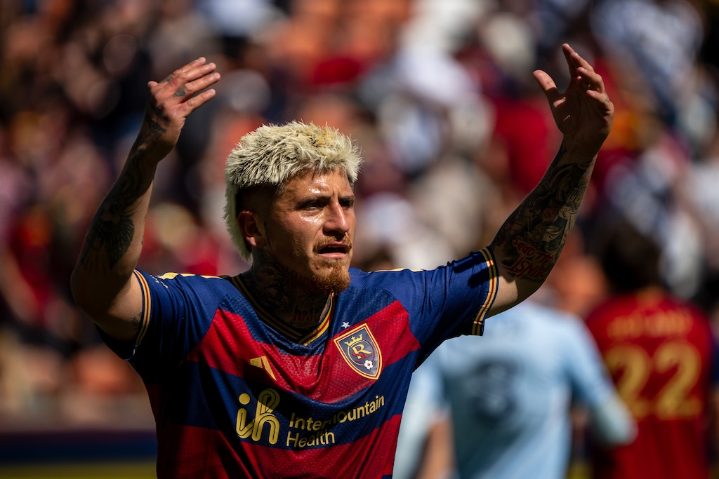 (Trent Nelson  |  The Salt Lake Tribune) Real Salt Lake midfielder Diego Luna (10) scored in just the fourth minute of Saturday's win over Sporting Kansas City.