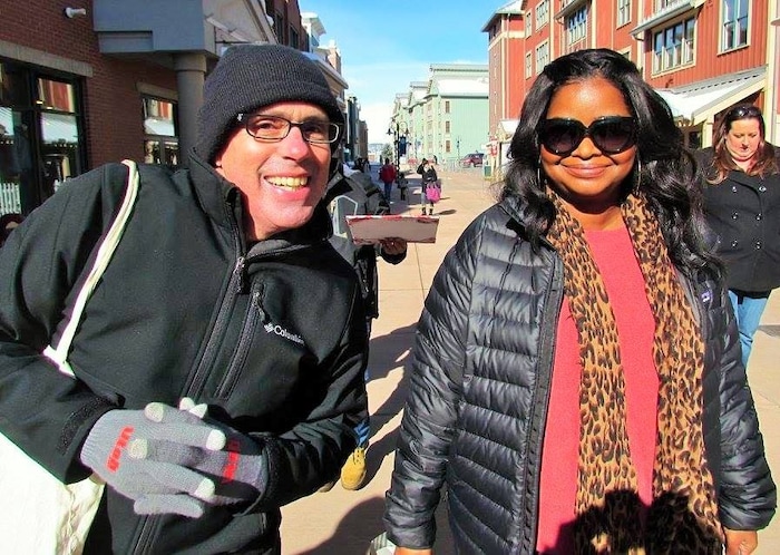 (Courtesy Stuart Graves via Facebook) Stuart Graves with Octavia Spencer.