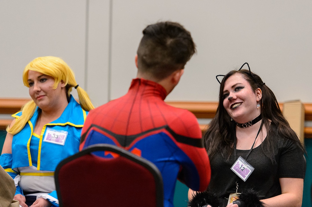 (Trent Nelson | The Salt Lake Tribune)  Sci-Fi Speed Dating at Salt Lake Comic Con, Thursday September 21, 2017.
