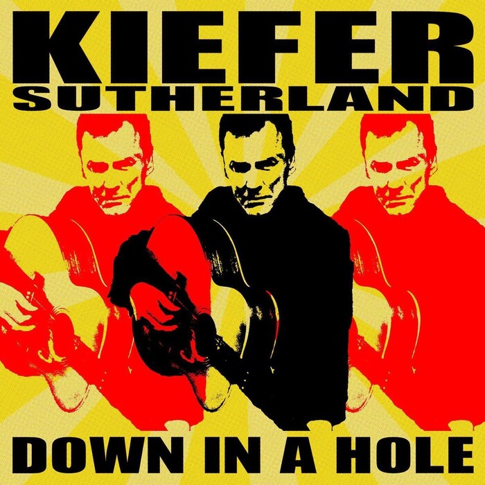 This CD cover image released by Warner/Ironworks shows "Down in a Hole," the debut album for actor Kiefer Sutherland. (Warner/Ironworks via AP)
