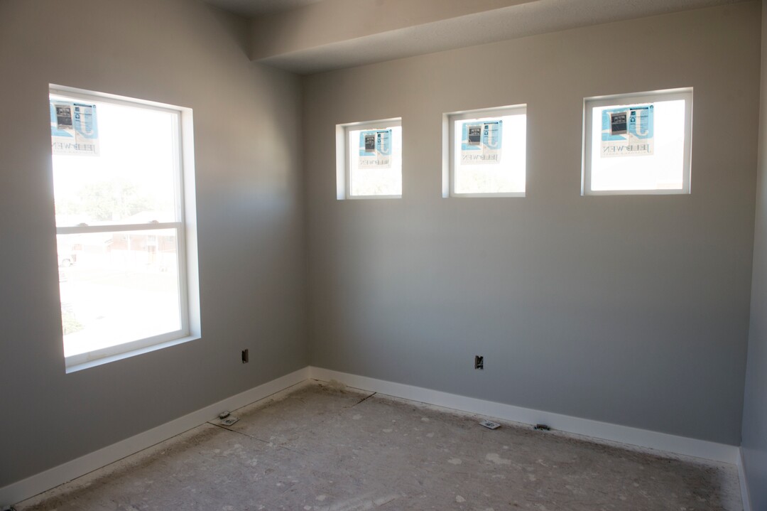 (Rick Egan  |  The Salt Lake Tribune)    Upstairs bedroom in twin home in Millcreek, Monday, Sept. 24, 2018.