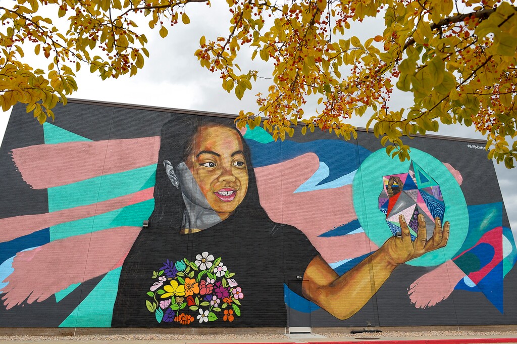 (Chris Samuels | The Salt Lake Tribune) "Where we belong," a mural by Bill Louis in West Valley City, Monday, Nov. 7, 2022.