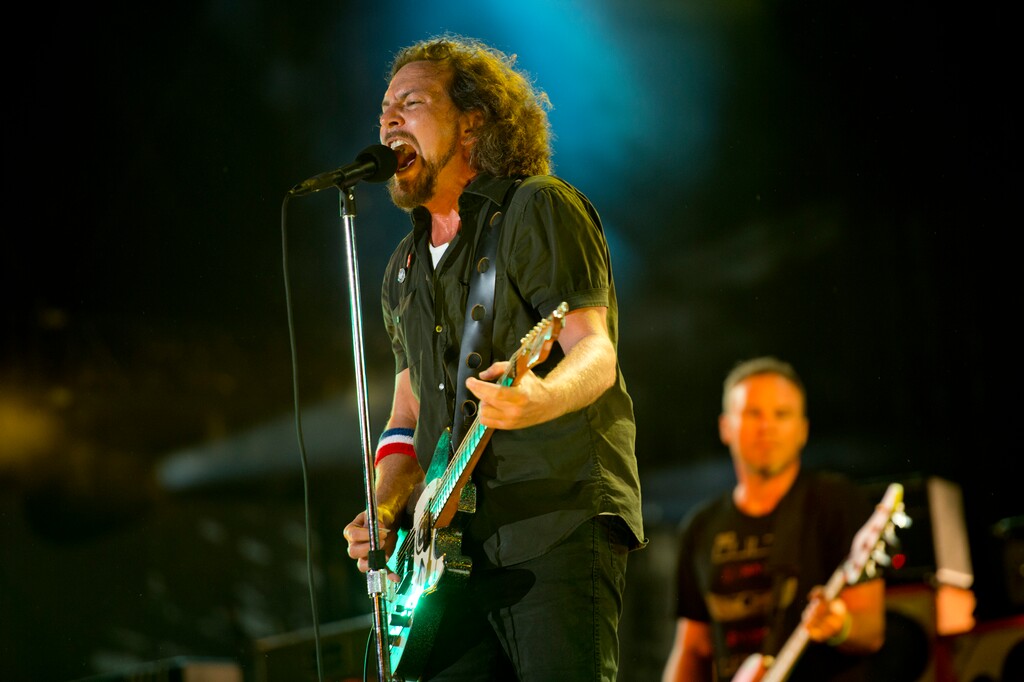 (Drew Gurian  |  Invision/AP file) From left, Eddie Vedder and Jeff Ament of Pearl Jam perform. The Seattle-based rock band is regarded as one of the top live acts in the music industry today, given that no two shows are ever the same.