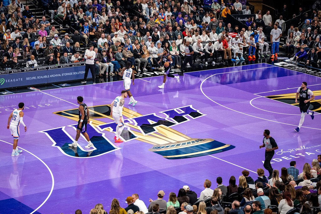 (Trent Nelson  |  The Salt Lake Tribune) The Utah Jazz host the Oklahoma City Thunder on Nov. 21.