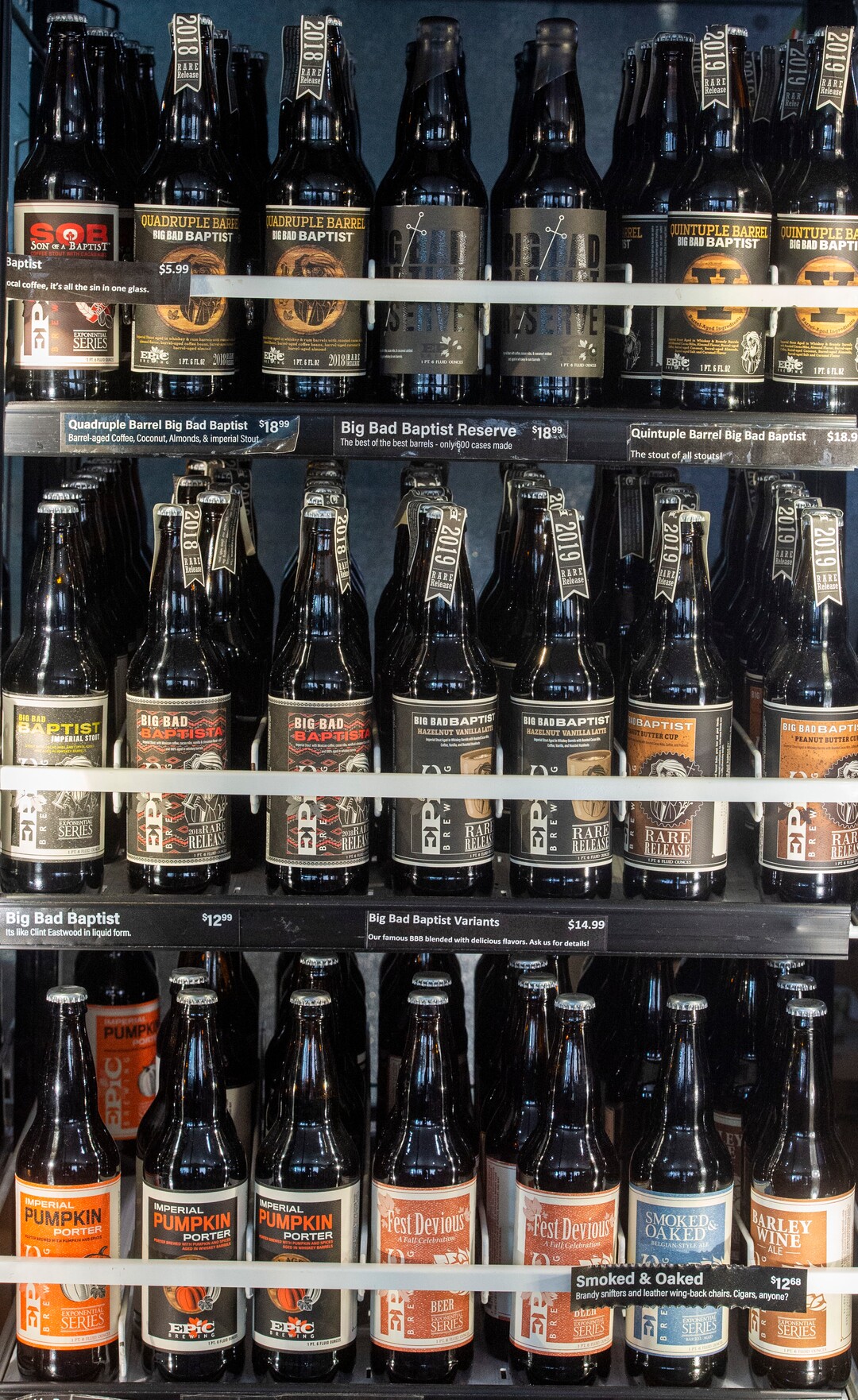 (Rick Egan  |  The Salt Lake Tribune)     Beer from Epic Brewing Co. in Salt Lake City, Thursday, Oct. 29, 2020.
