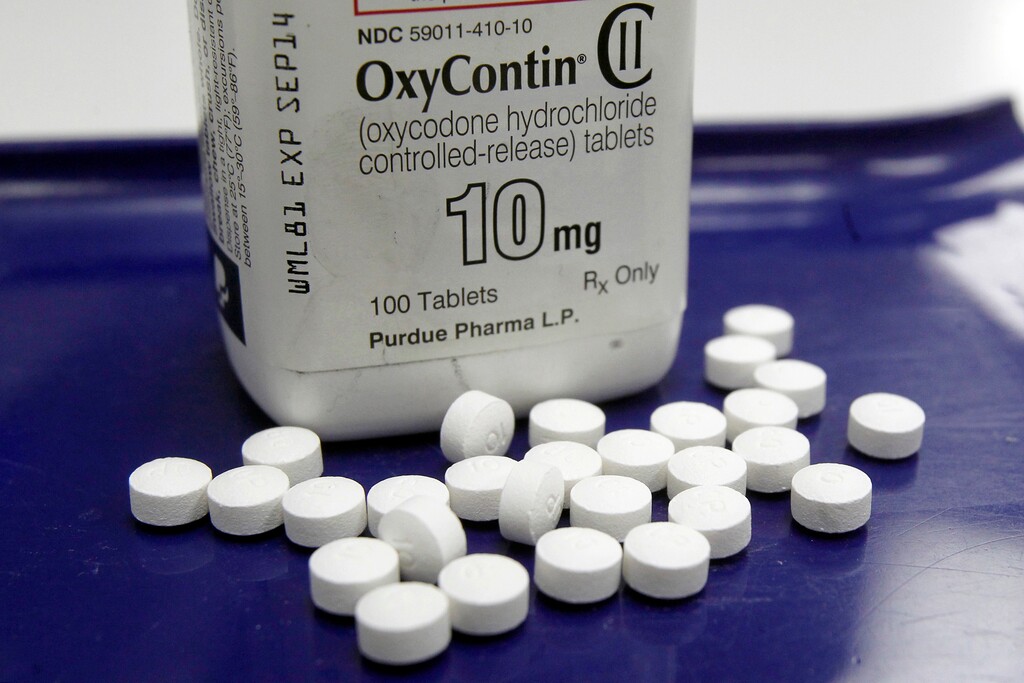 (AP file photo) Pills of OxyContin, a powerful painkiller, as seen in 2013. 
Officials launched a new opioid public-awareness campaign on Thursday in 11 major healthcare facilities across Utah County, where the opioid epidemic has been especially deadly.