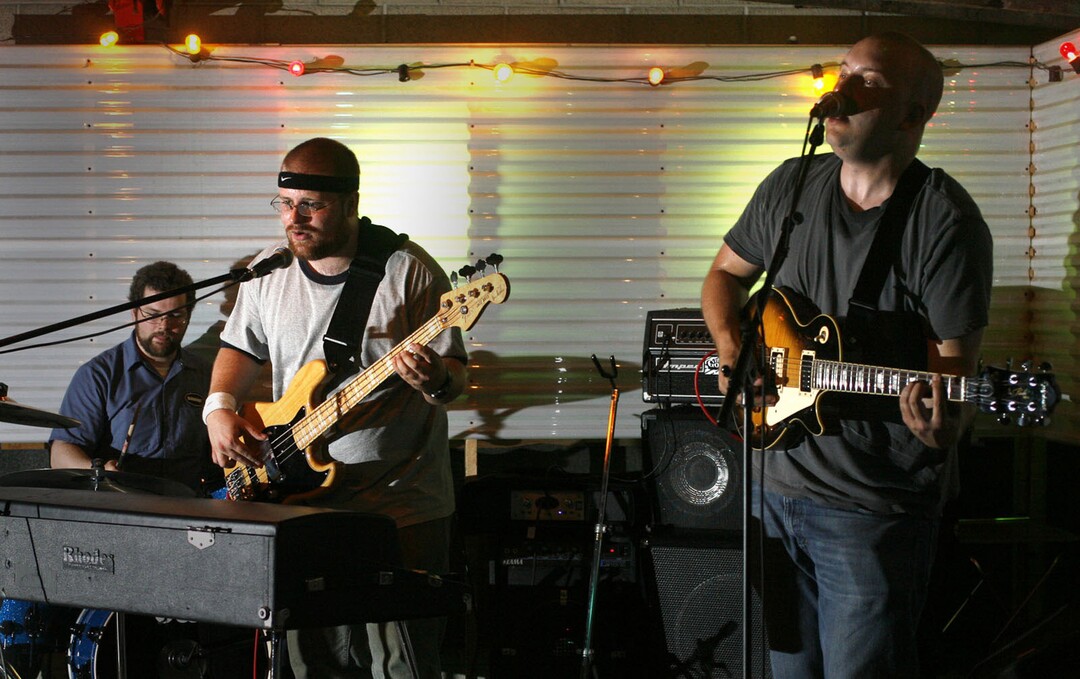 (Rick Egan  |  Tribune file photo)  The Gorgeous Hussies' Ryan Smith, John Chatelain and Jordan Olsen play at Kilby Court in 2008.