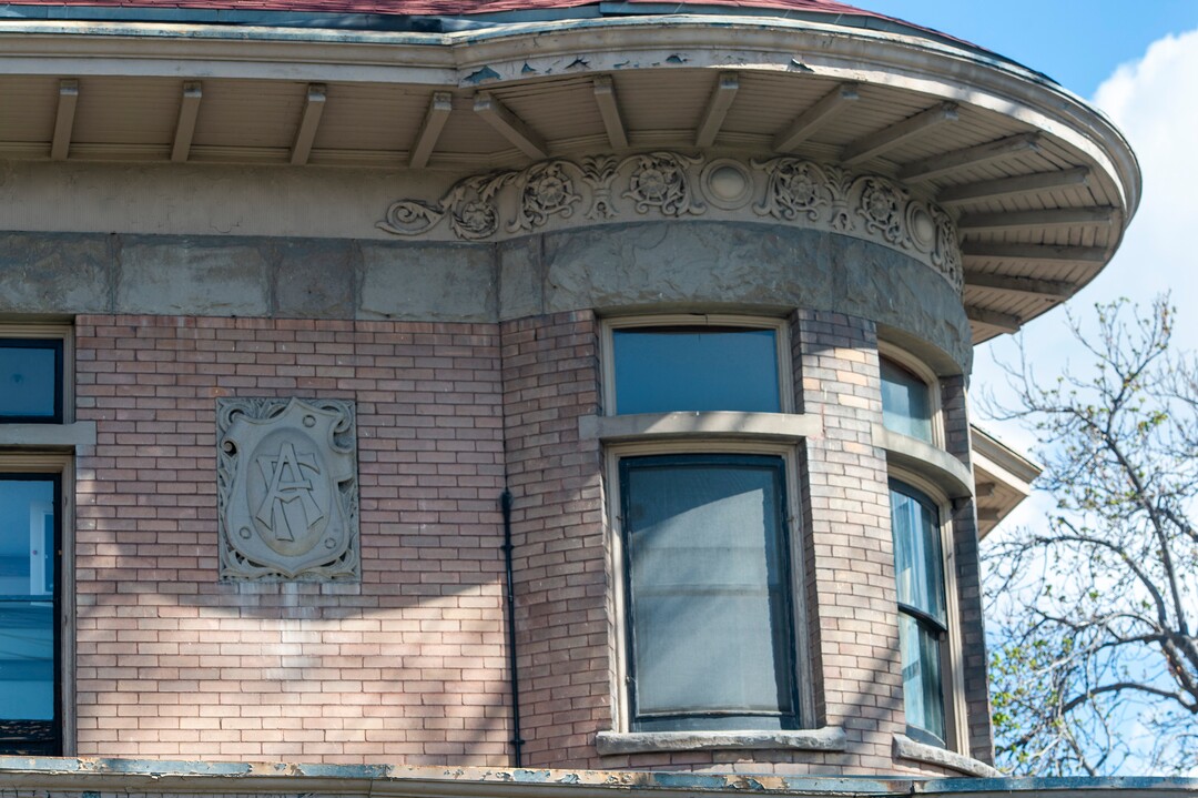 (Rick Egan  |  The Salt Lake Tribune)     The Albert Fisher Mansion and Carriage House were damaged in the March 18 earthquake. Monday, April 13, 2020.