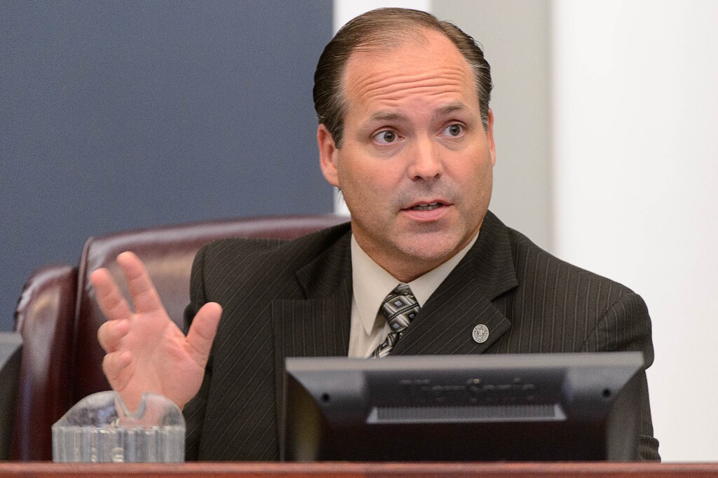 (Trent Nelson  |  Tribune file photo)
West Jordan Councilman Chad Nichols, who is on a temporary work relocation to Alaska with the Federal Aviation Administration, will have an easier time participating in council meetings electronically after the council voted Wednesday to change a 14-year-old rule that had prevented him from doing so in the past.