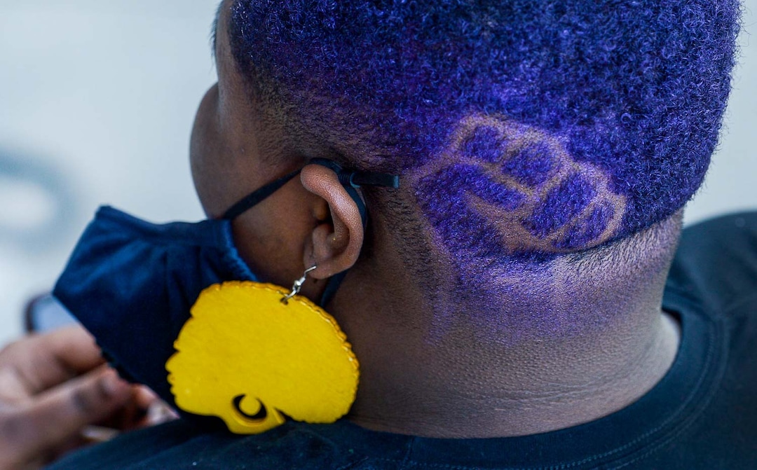 (Leah Hogsten  |  The Salt Lake Tribune) Over 1,000 Pride for Black Lives Matter supporters rallied at Liberty Park, Sunday, June 14, 2020 for over three hours before marching throughout Salt Lake City to join the Las Vidas Negras Importan Rally at Washington Square.