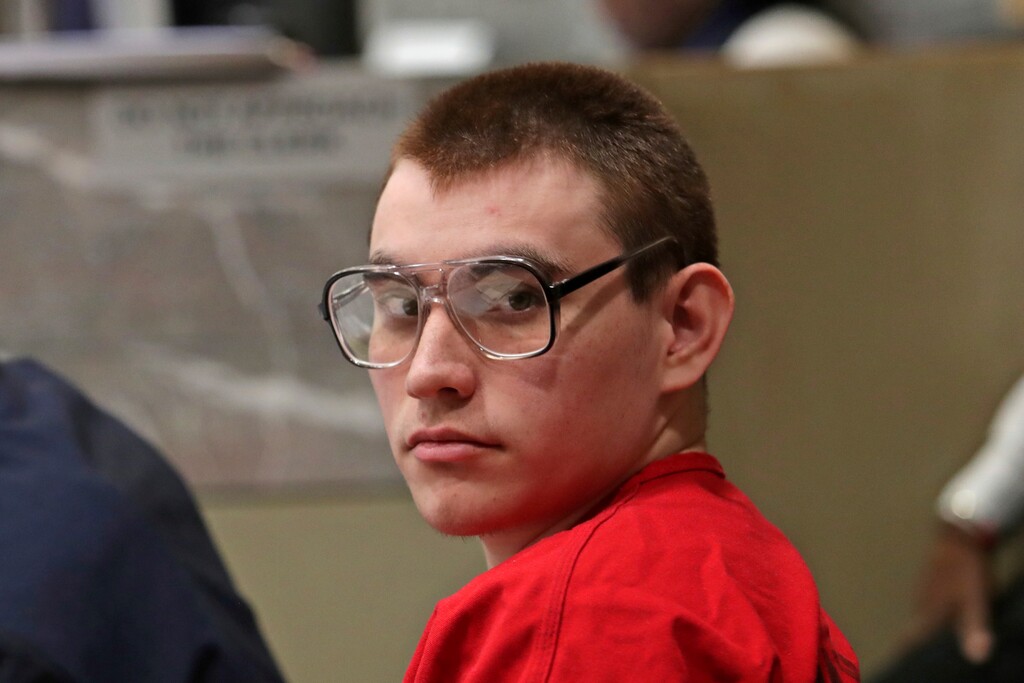 (John McCall | South Florida Sun-Sentinel via AP, Pool) In this Jan. 16, 2019 file photo, Parkland school shooting suspect Nikolas Cruz sits during a status hearing at the Broward Courthouse in Fort Lauderdale, Fla. A Florida judge has denied an effort by defense attorneys to hold the Broward Sheriff's Office in contempt of court for releasing Cruz's medical records to a state investigative commission. The order dated Tuesday, Jan. 22, by Circuit Judge Elizabeth Scherer says the records release was limited, not done in bad faith and was an isolated incident.
