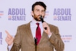 (Nic Antaya | The New York Times) Hasan Piker, a leftist influencer, speaks at a rally in support of Abdul El-Sayed's campaign for U.S. Senate in Ann Arbor, Michigan. The popular streamer praised a Latter-day Saint leader's denunciation of online betting.