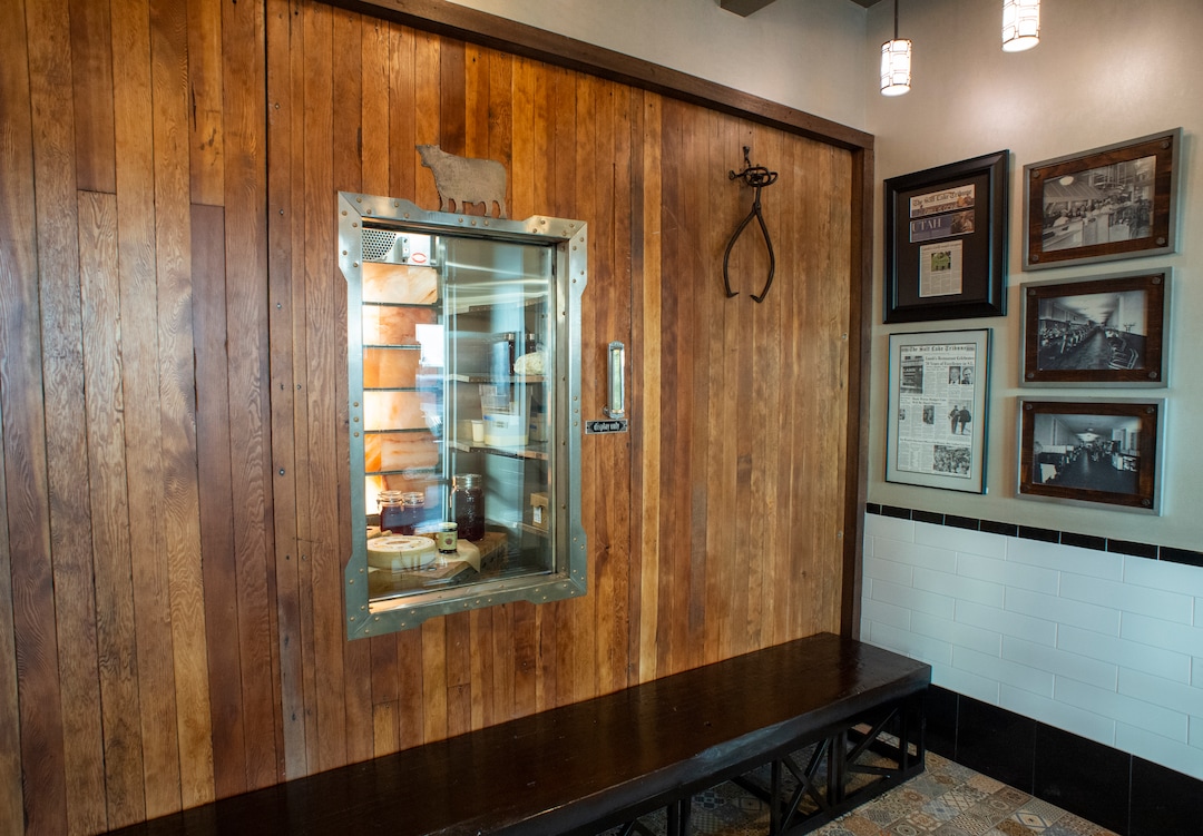 (Rick Egan  |  The Salt Lake Tribune)    Jim Leahy purchased and restored the antique booths, tables, chairs, including the original icebox Lamb's kitchen, for his Tru Religion Pancake & Steakhouse, which opened recently in Orem, Friday, Dec. 28, 2018.