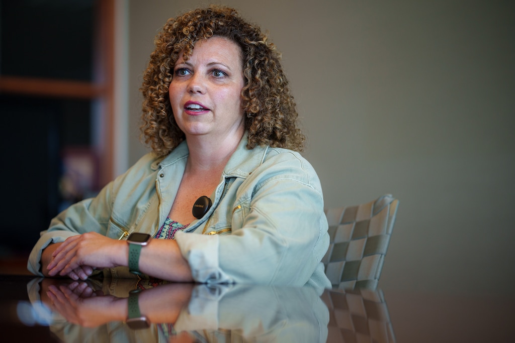 (Trent Nelson  |  The Salt Lake Tribune) Celeste Maloy in Salt Lake City on Saturday, Oct. 7, 2023.