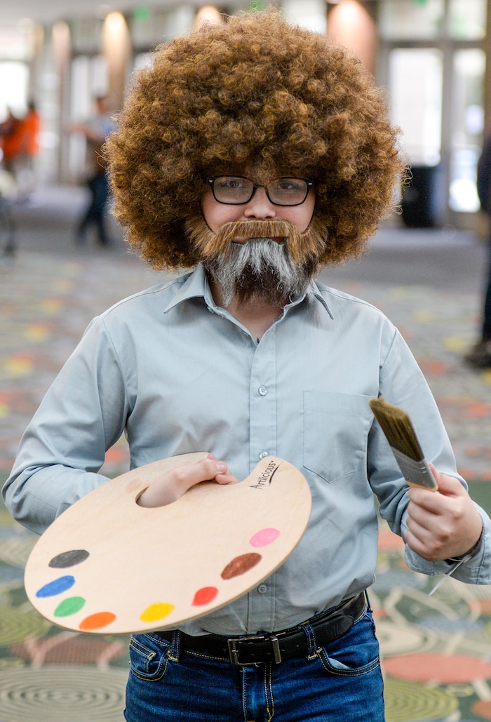 Leah Hogsten  |  The Salt Lake Tribune  Cosplayers roam the aisles at FanX Salt Lake Comic Convention, Saturday, April 20, 2019. 