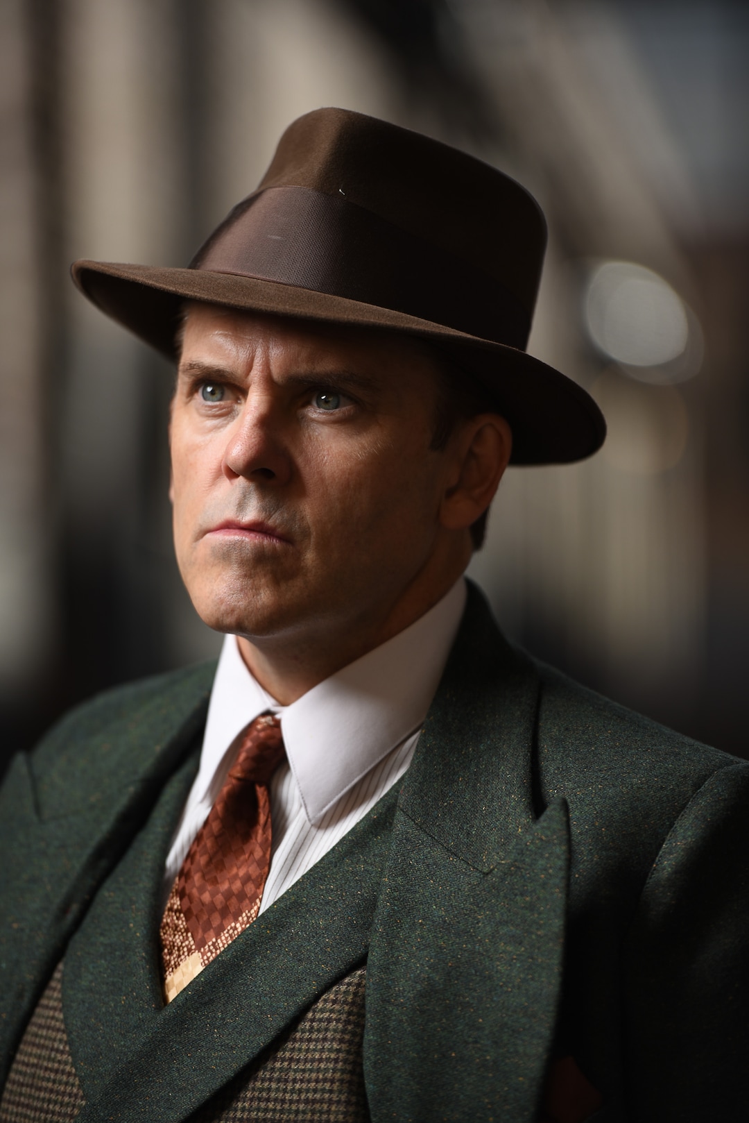 (Francisco Kjolseth | The Salt Lake Tribune)  Robert Creighton, an actor who is the writer, composer and star of "Cagney: The Musical," opening Sept. 20 at the Pioneer Theatre, where it is being groomed for a possible run on Broadway.