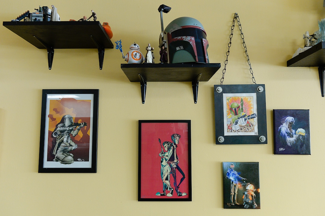 (Francisco Kjolseth  |  The Salt Lake Tribune)  The Twin Suns Cafe in Sugar House has a "Star Wars"  theme and showcases the memorabilia collected by chef and owner Daniel Cantu.