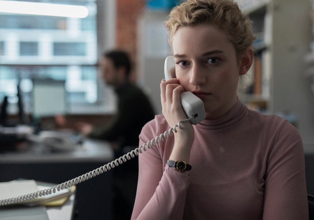 (Ty Johnson | Bleecker Street via AP) This image released by Bleecker Street shows Julia Garner in a scene from "The Assistant."