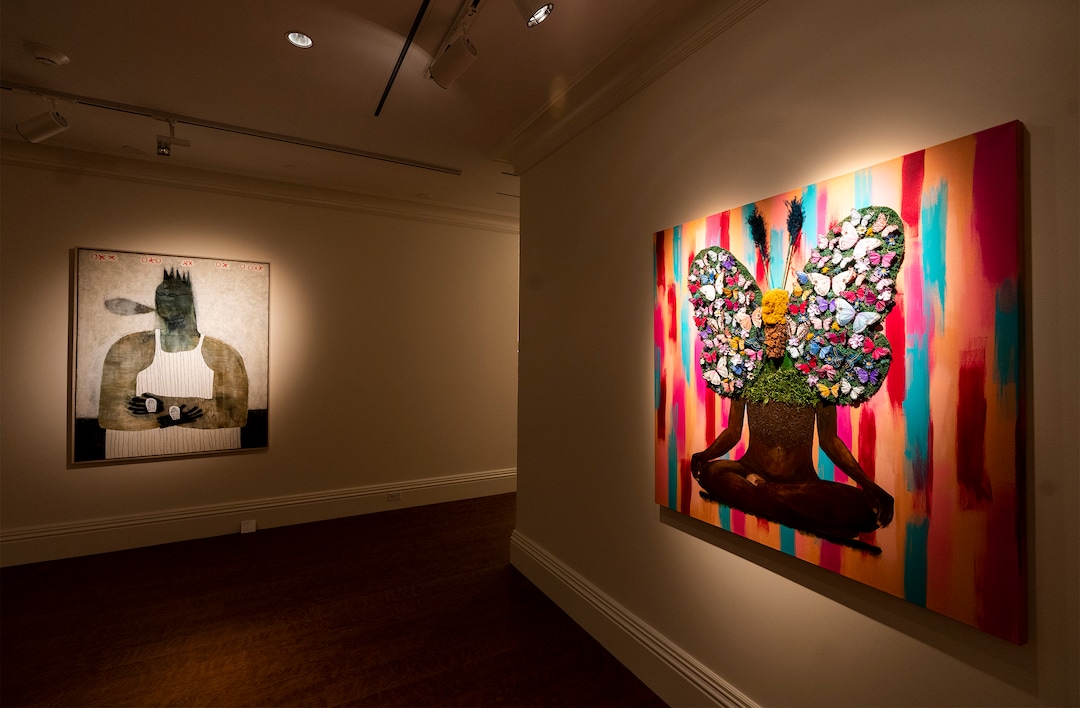 (Rick Egan | The Salt Lake Tribune) One of the galleries at Utah Valley University's new Museum of Art at Lakemount Manor in Orem, on Wednesday, May 10, 2023.