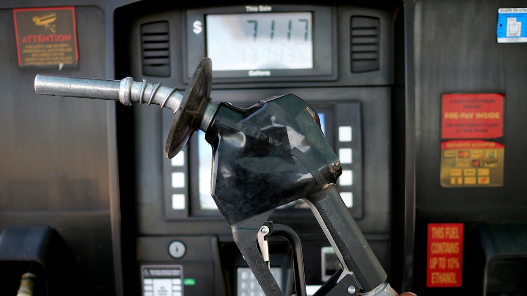 (Rick Bowmer | AP) A gasoline pump is shown at a gas station Friday, June 10, 2022, in Salt Lake City.