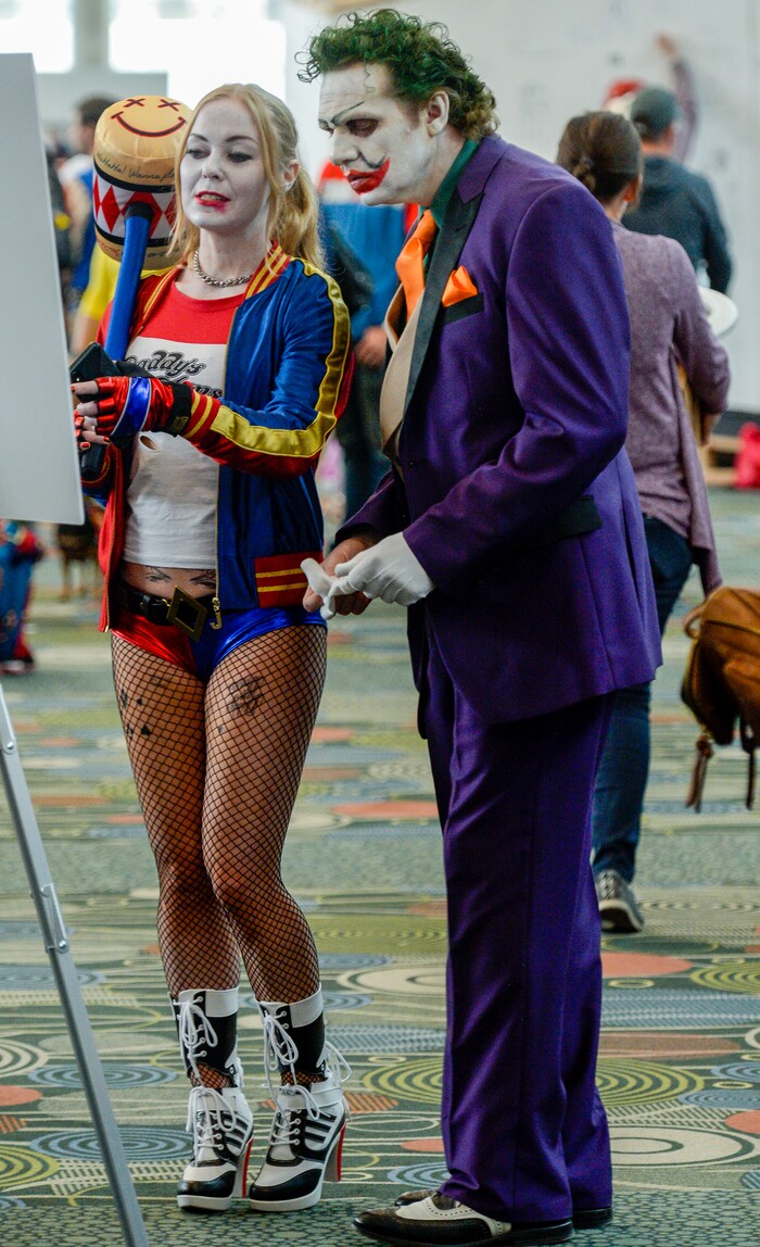 Leah Hogsten  |  The Salt Lake Tribune  Cosplayers roam the aisles atÊFanX Salt Lake Comic Convention, Saturday, April 20, 2019. 