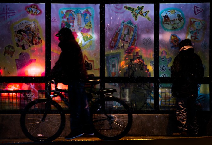 (Leah Hogsten | The Salt Lake Tribune) A late afternoon snowfall in Salt Lake City, Wednesday, December 20, 2017 promises to clear the air and make skiers happy.
