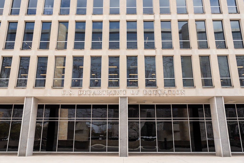 (Eric Lee | The New York Times) The headquarters of the U.s. Department of Education in Washington. President Donald Trump announced on Tuesday, Nov. 18, 2025, plans to further dismantle the federal agency, transferring critical functions to other parts of the government.