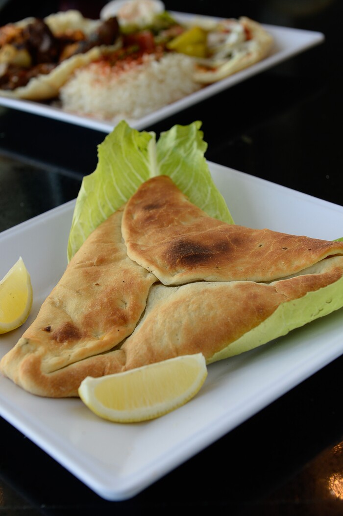 (Francisco Kjolseth  |  The Salt Lake Tribune)  The spinach pie at Beirut Cafe in Murray.