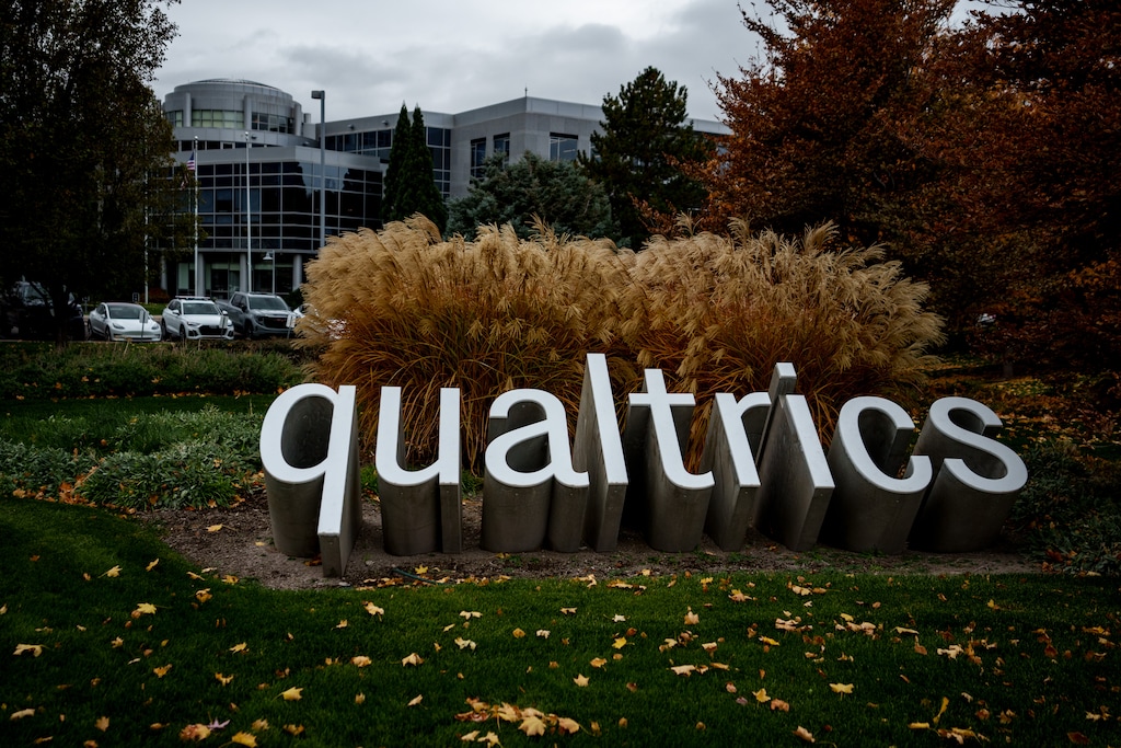 (Trent Nelson  |  The Salt Lake Tribune) Qualtrics in Provo on Tuesday, Nov. 12, 2024. The tech giant once catered to academics, but now, state and local agencies alike are acquiring pricey contracts with the “experience management” company.