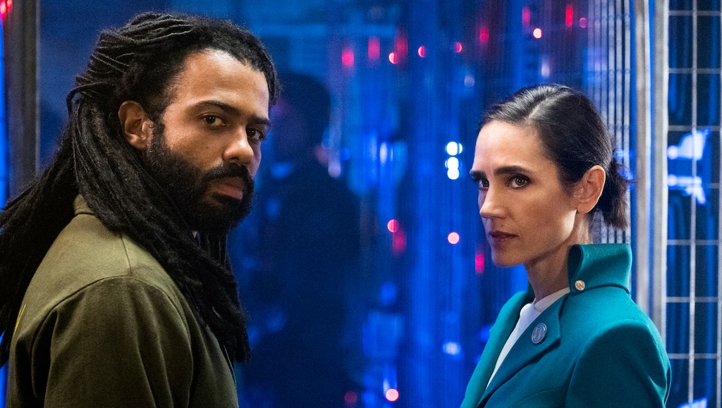 (Photo courtesy of Justina Mintz/TNT) Daveed Diggs and Jennifer Connelly star in “Snowpiercer.”
