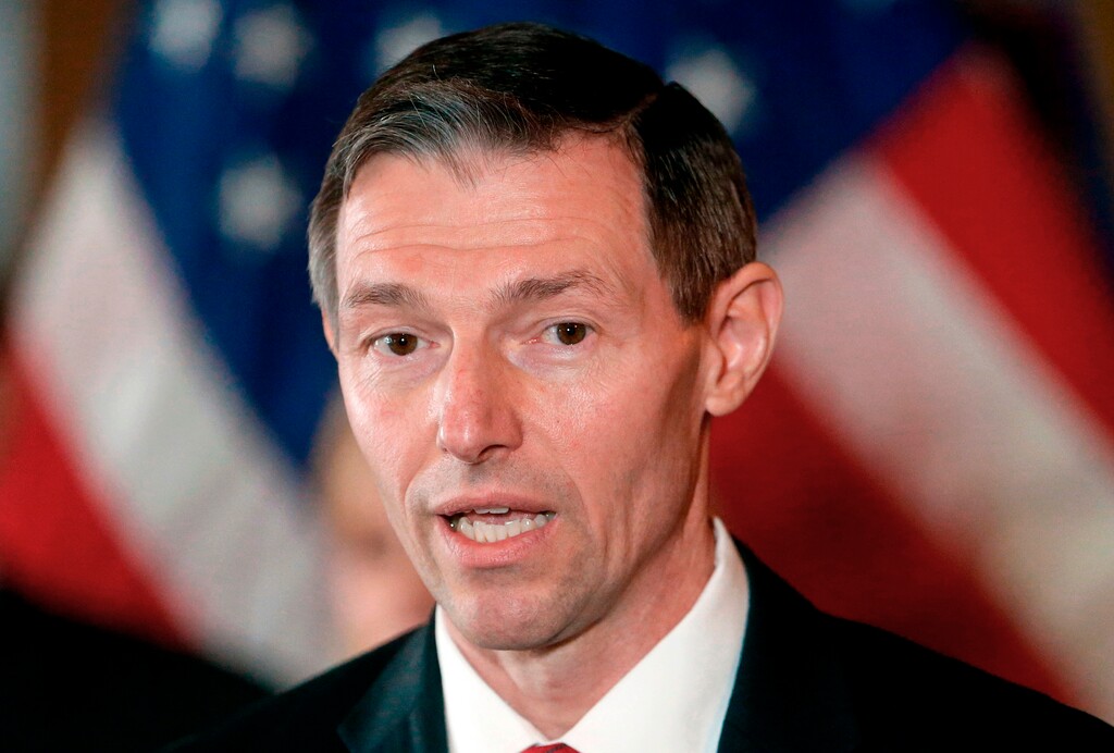 (AP Photo/Rick Bowmer, File) This March 1, 2018 file photo shows Rep. Mike Kennedy, R-Alpine, speaking during news conference at the Utah State Capitol in Salt Lake City.