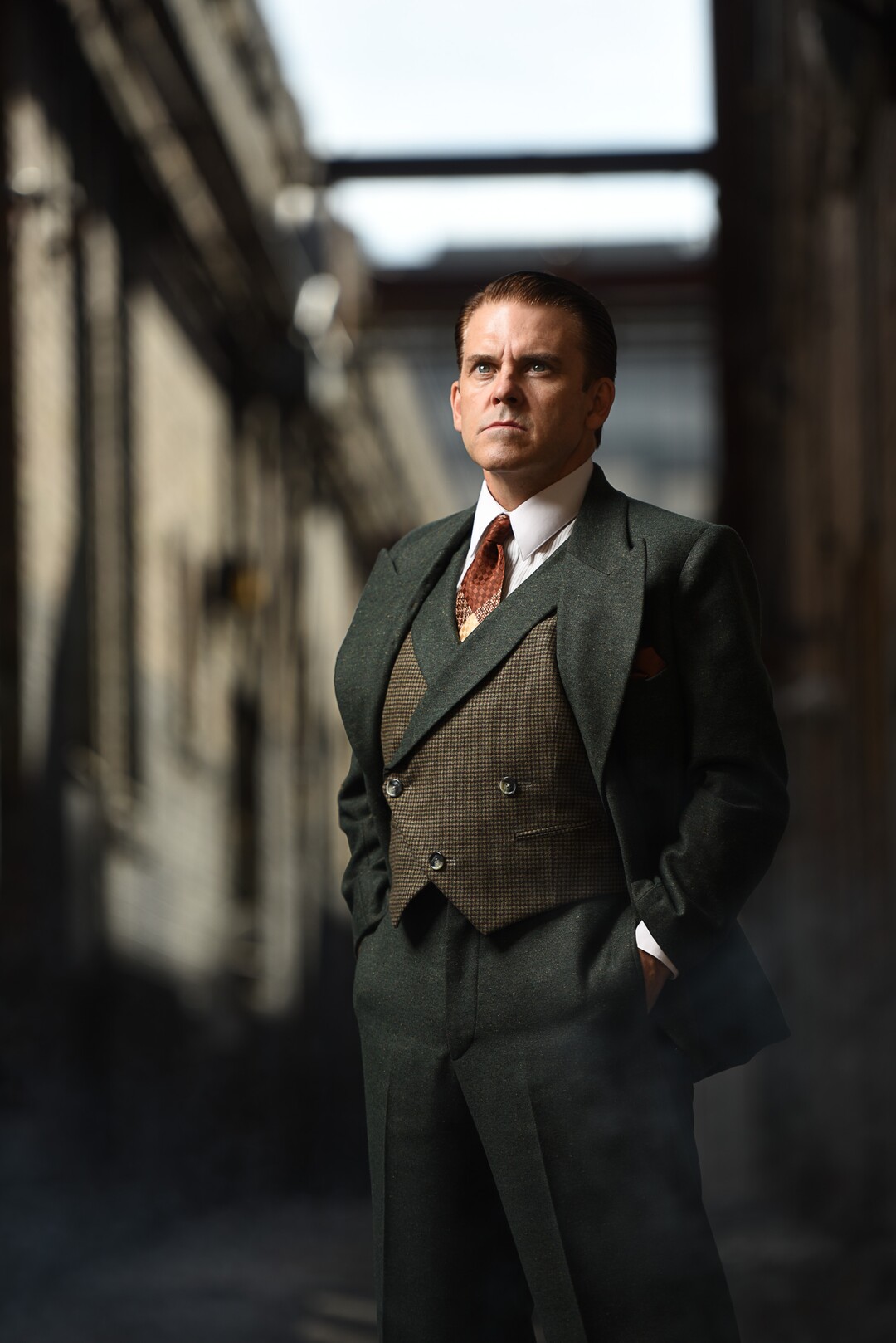 (Francisco Kjolseth | The Salt Lake Tribune)  Robert Creighton, an actor who is the writer, composer and star of "Cagney: The Musical," opening Sept. 20 at the Pioneer Theatre, where it is being groomed for a possible run on Broadway.