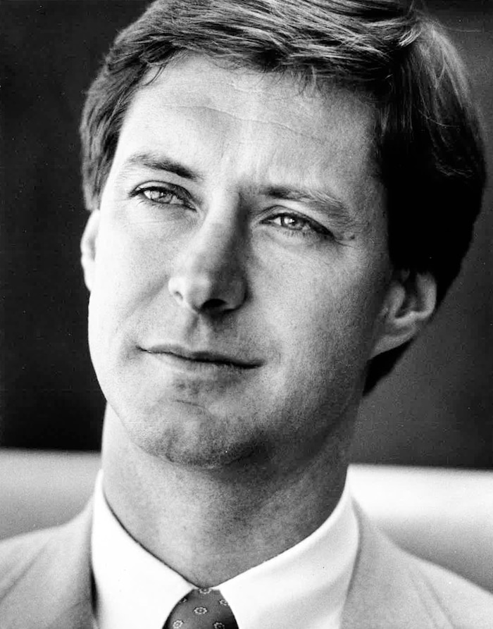 (Tribune File Photo)  University of Utah Athletic Director Dr. Chris Hill gives an interview to the Tribune in his office, November of 1987. The 37- year-old Hill was named athletic director a month earlier and he talked his objectives in administering the schools approximately $6 million athletics budget.