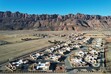 (Rick Egan | The Salt Lake Tribune) An aerial photograph of Rim Village townhomes in Moab, Wednesday, Jan. 31, 2024. Rim Village is one of the areas in unincorporated Grand County where people can list short-term rentals.