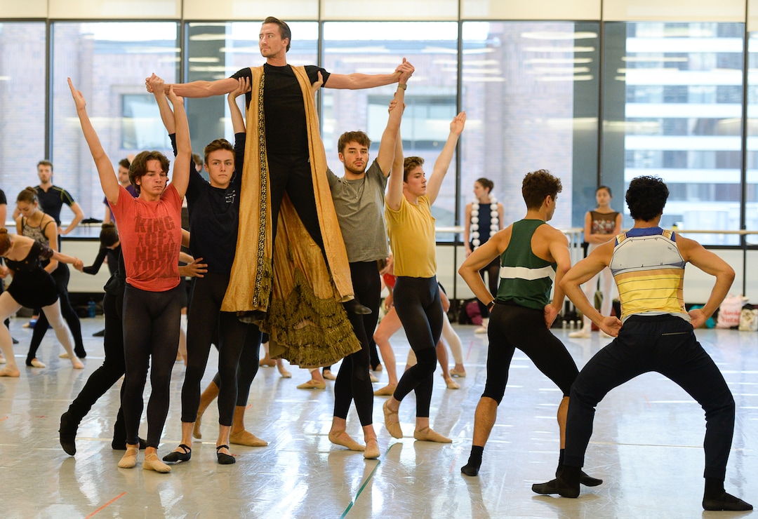 (Francisco Kjolseth  |  The Salt Lake Tribune)  Ballet West dancers present a 20-minute rehearsal performance of its upcoming "Le Chant du Rossignol," followed by a discussion of how to stage the 1925 production in a racially sensitive way.