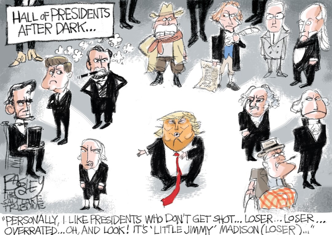 This Pat Bagleyyyy cartoon appears in The Salt Lake Tribune on Friday, Dec. 22, 2017.
