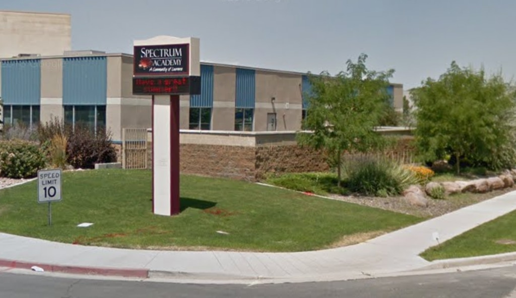 (Google Maps) A Spectrum Academy campus at 575 N. Cutler Drive in North Salt Lake, as seen in 2018. The charter school for autistic students restrained and secluded students, violating their civil rights, the Department of Education found.