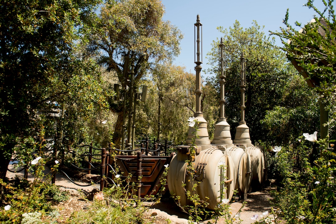 (Jeremy Harmon  |  The Salt Lake Tribune) Equipment belonging to the Resistance is seen at Star Wars: Galaxy's Edge in Anaheim, Ca. on Wednesday, May 29, 2019.
