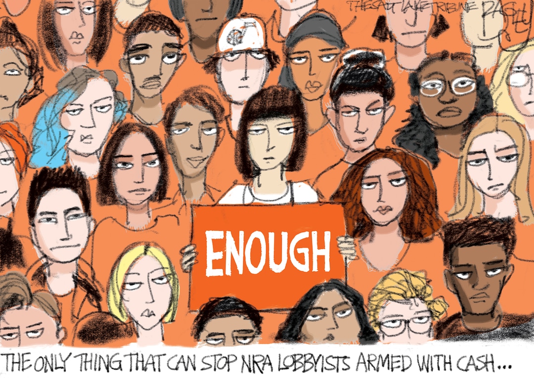 This Pat Bagley cartoon appears in The Salt Lake Tribune on Thursday, March 15, 2018.