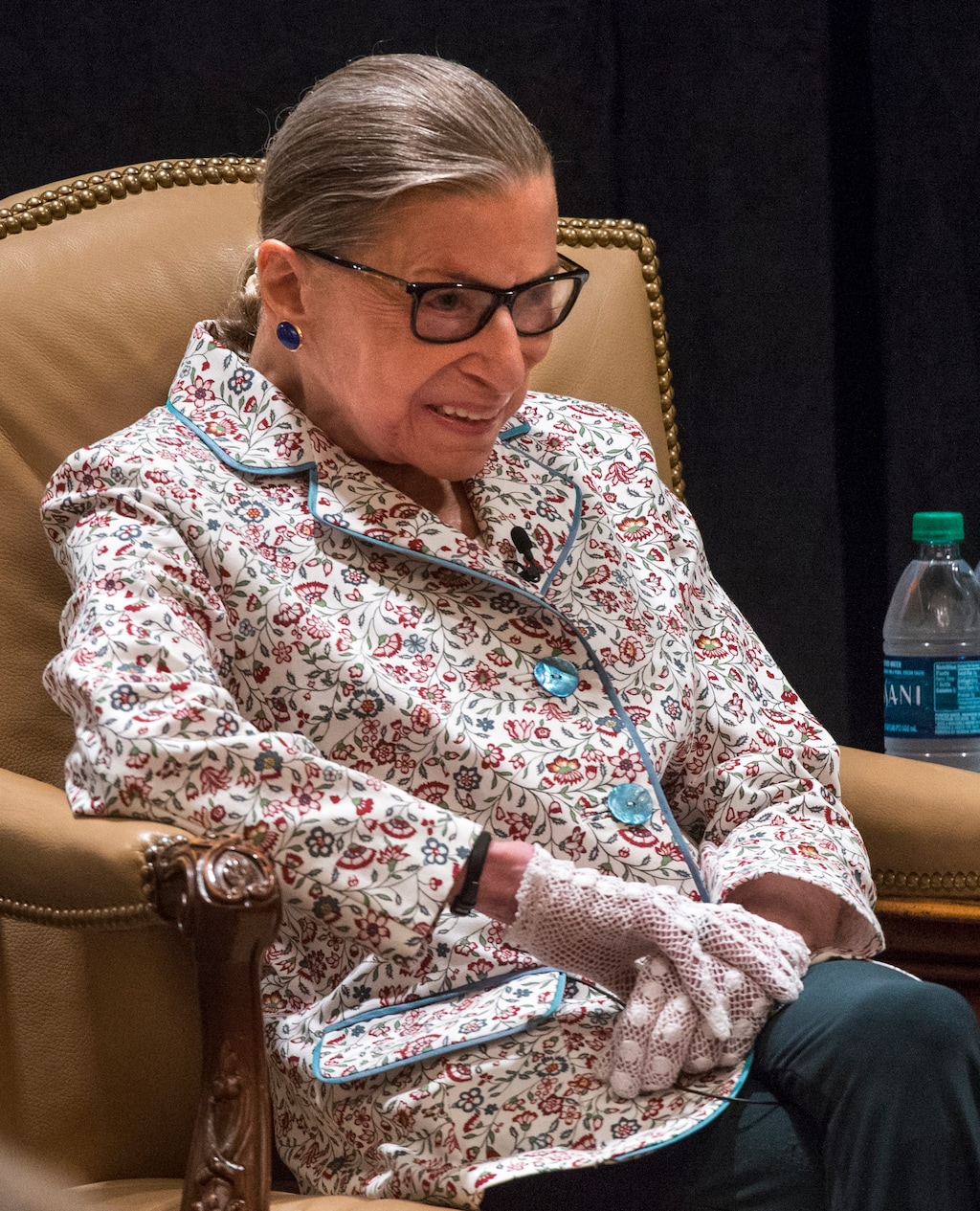 Rick Egan  |  The Salt Lake TribuneU.S. Supreme Court Justice Ruth Bader Ginsburg address the Utah State Bar at their annual convention at the Sun Valley Inn, Friday, July 28, 2017.