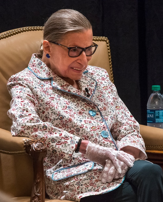 Rick Egan | The Salt Lake Tribune
U.S. Supreme Court Justice Ruth Bader Ginsburg address the Utah State Bar at their annual convention at the Sun Valley Inn, Friday, July 28, 2017.
