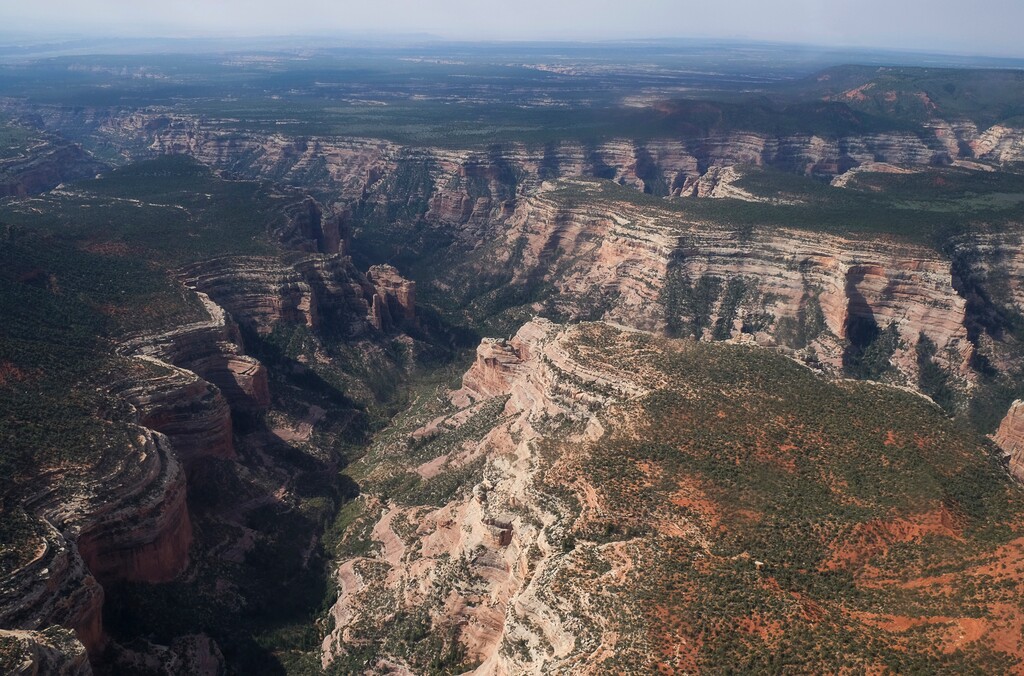 (Francisco Kjolseth | The Salt Lake Tribune) This May 8, 2017, file photo shows Arch Canyon within Bears Ears National Monument in Utah. President Donald Trump is expected to announce Monday, Dec. 4, plans to shrink Bears Ears National Monument as well as Grand Staircase-Escalante National Monument in Utah that were created by past Democratic presidents.