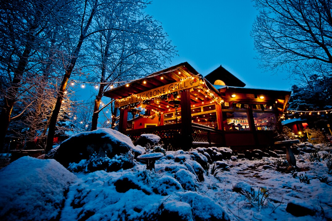 Winter at Hell's Backbone Grill in Boulder Utah
