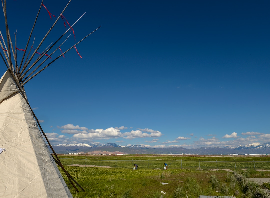 Leah Hogsten  |  The Salt Lake Tribune  The "Stop the Polluting Port" community coalition staged a May Day celebration, calling for respect and awareness of the water, earth and air regarding the 20,000 acres west of Salt Lake City where the inland port industrial site has been proposed.