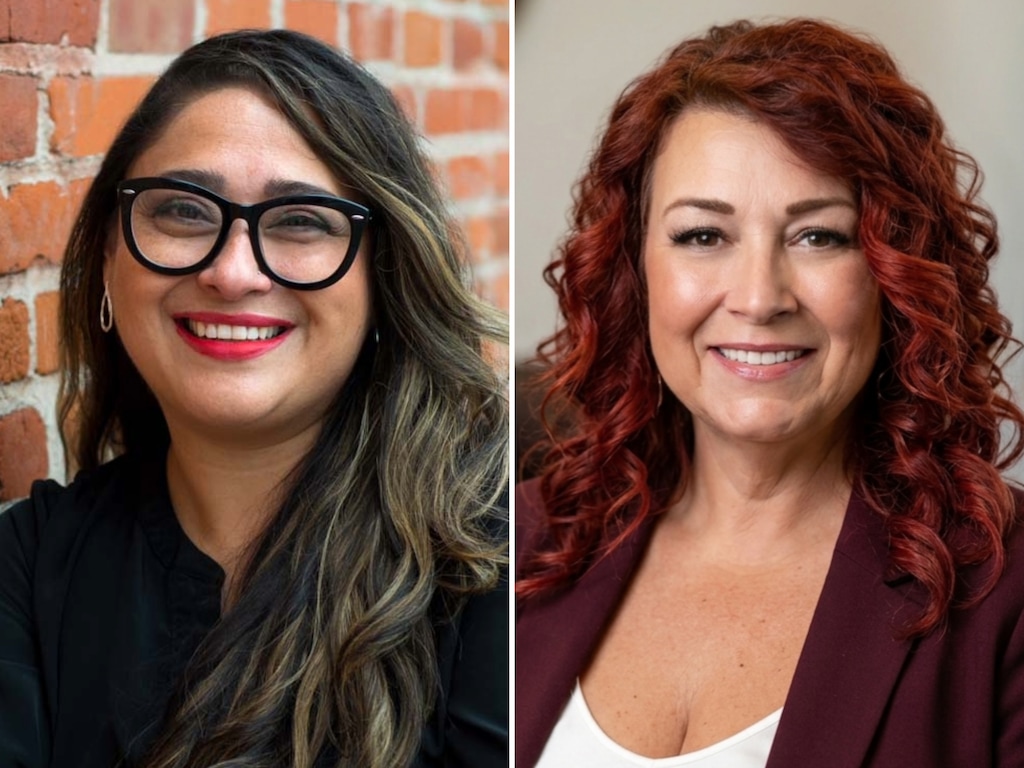 (Campaign photos) Rosalba Dominguez, left, and Monique Ketcham, candidates in the 2026 House District 35 election.