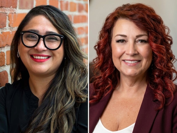 (Campaign photos) Rosalba Dominguez, left, and Monique Ketcham, candidates in the 2026 House District 35 election.