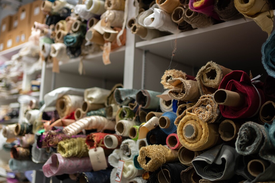 (Francisco Kjolseth | The Salt Lake Tribune) The fabric room for the costume department of Ballet West showcases a rich history of production as the final pieces are completed for an upcoming performance of Romeo and Juliet on Thursday, Feb. 3, 2021. 